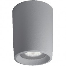 Φωτιστικό Οροφής Φ180 με Λάμπα LED 15W 1800lm 230V 4000Κ Λευκό φως Ρητίνης Γκρί IP44 Fumagalli Livia 180